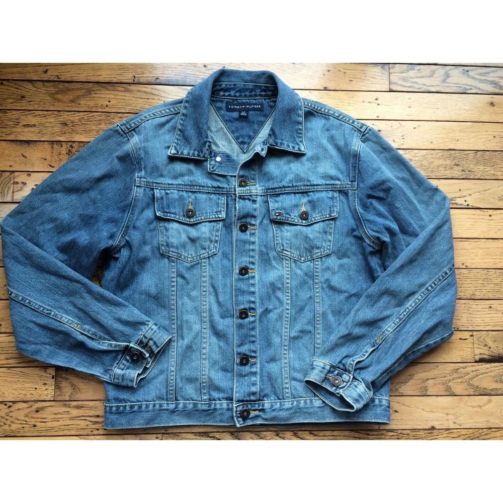 TOMMY HILFIGER Womens Sz S/P Petite Denim Jean‎ Jacket, So CUTE!! Preppy